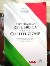 La nascita della Repubblica e la sua costituzione - libro Italia italiana W12