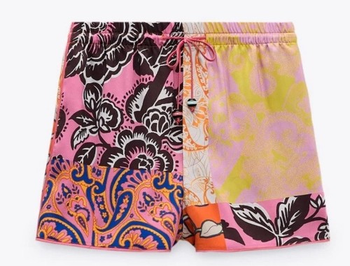 Zara pantaloncino stampa - zara,