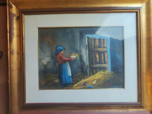 Dipinto olio tela lorenzo - dipinto, su