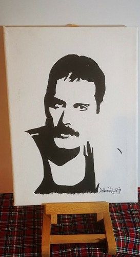Silhouette freddy mercury - silhouette,