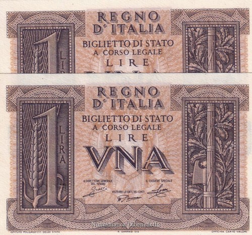 Regno lira impero 1939 fds - 1,