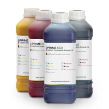 1 litro di inchiostro solvente Prime ECO per Epson® Mimaki® Mutoh® Roland®