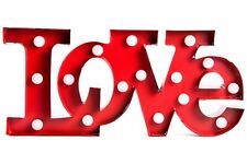 TARGA LOVE LUMINOSA SCRITTA A