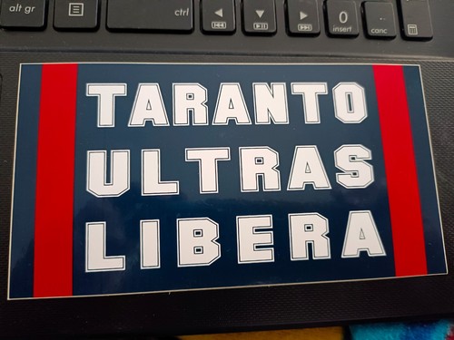 Vecchio adesivo taranto ultras - vecchio,