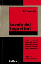 tavole dei logaritmi Federico
