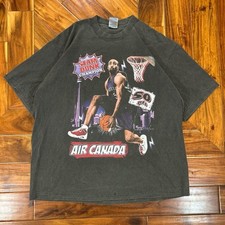 T-shirt Vince Carter Grail vintage Air Canada Slam Dunk Champion 50 punti XXL
