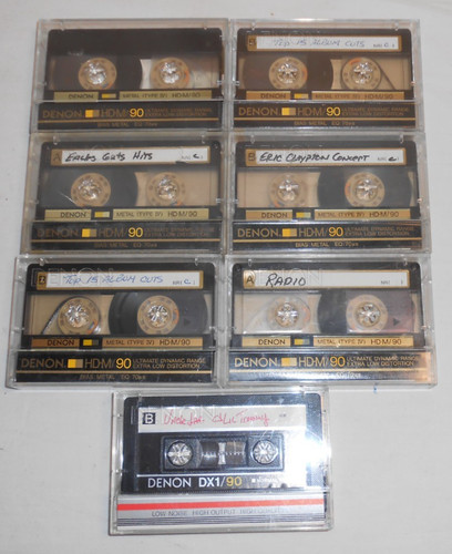 Lotto set nastri per cassette
