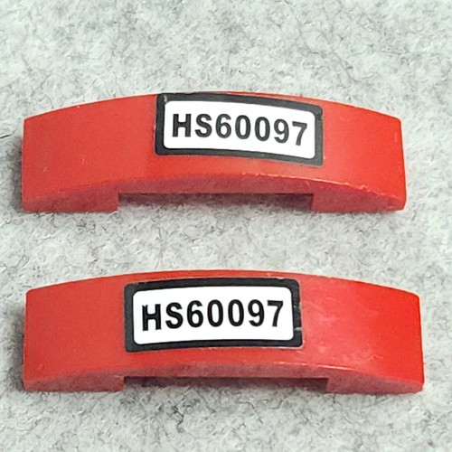 Lego red slope 93273pb057 - slope,