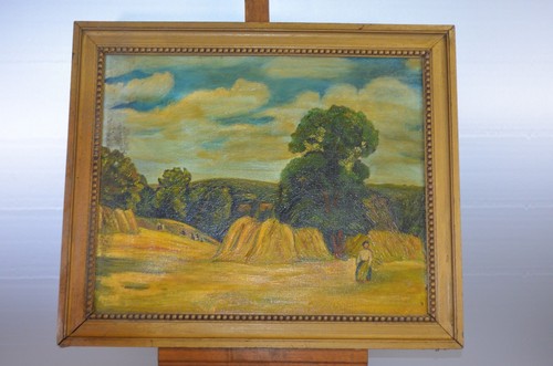 Antico quadro pittura olio - olio, su