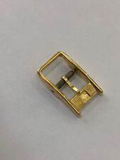 FIBBIA PER CINTURINO OROLOGIO "ZENITH" LAMINATA ORO ANSA 10 MM -USATO-