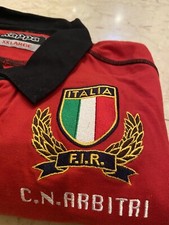 MAGLIA FEDERAZIONE ITALIANA RUGBY FIR ARBITRI KAPPA ORIGINALE RARA