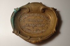 Arthur Krupp 1915 Ciotola Azienda Fabbrica Merci Di Metallo + Schiavon Moda Rara