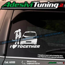 Adesivo I love together Opel Corsa OPC 2017 - Sticker Decal
