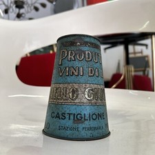 LATTA COPRI DAMIGIANA LAGRAPH ONEGLIA BAROLO MASCARELLO VINI DI LUSSO OLD TIN