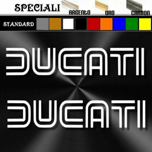 Coppia adesivi ducati - adesivi,