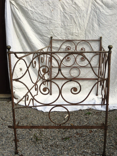Letto singolo ferro battuto - singolo, in