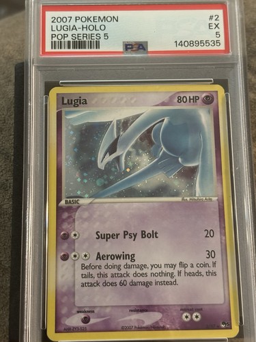 Pokémon lugia pop serie - ex,
