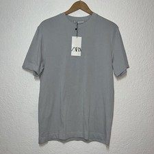 ZARA Men’s Light Gray Blue