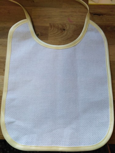 16ct aida baby - aida, bib