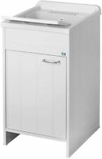 Lavatoio mobile lavapanni bianco  in resina antiacido PVC 1 anta completo