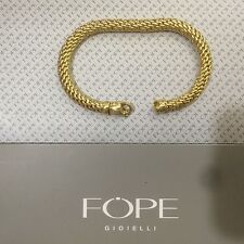 BRACCIALE "CLASSICO " BANGLE  FOPE GIOIELLI ORO GIALLO 750 18KT  -NUOVO-