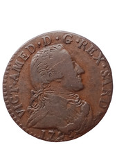 5 SOLDI 1796 . VITTORIO AMEDEO III. BELLA . N.06