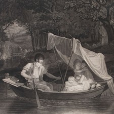 Barque d'Isabey ritratto di