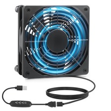 USB Ventole PC 120mm 5V Raffreddamento PC Silenziosa Ventole Fan Con 3 Velocità