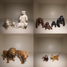 Schleich gorilla orango tigre