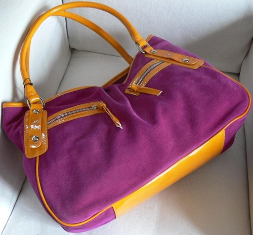 Bauletto pelle camoscio borsa - pelle,