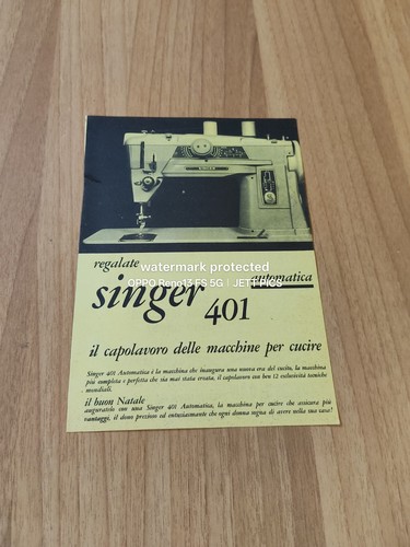 1960 singer 401 - 1960, automatica