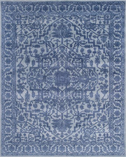 Tappeto tappeto floreale blu