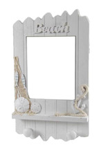 SPECCHIO APPENDINO DA PARETE SPECCHIERA APPENDI ABITI NAVALE MARE NAUTICO 51 cm