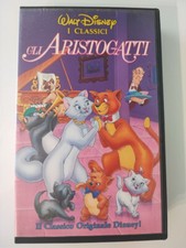 VHS Walt Disney GLI ARISTOGATTI VS 4452 1994 Testata, ottime condizioni