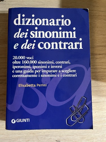 Dizionario dei sinonimi - ,