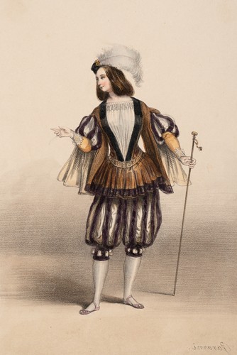 Gavarni donna - gavarni, (1804-1866),