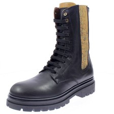 Alviero Martini Anfibi Alti Opachi In Pelle Nero - Taglia 40 [25.8cm] Scarpe