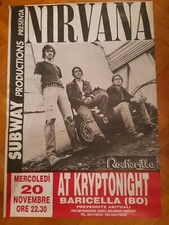 nirvana poster concerto a