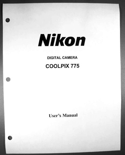 Nikon coolpix 775 fotocamera - nikon,