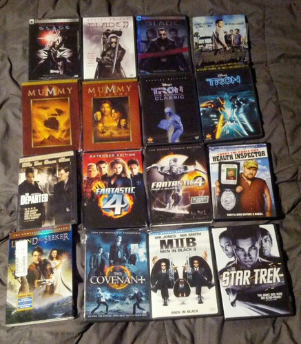 Pre owned assorted movie lot - pre-owned,
