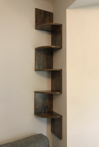 Scaffale rustico parete - scaffale,