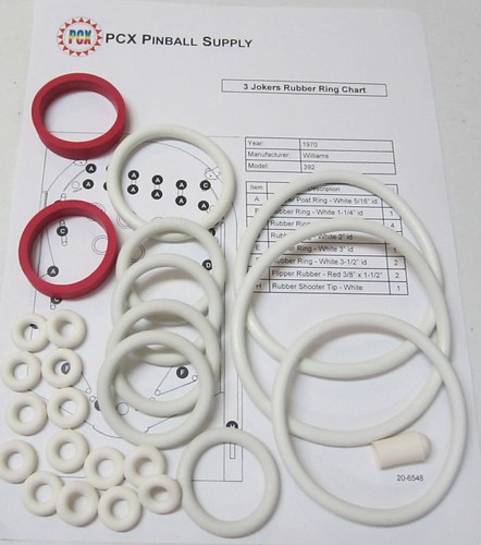 Kit anelli gomma flipper - , 3