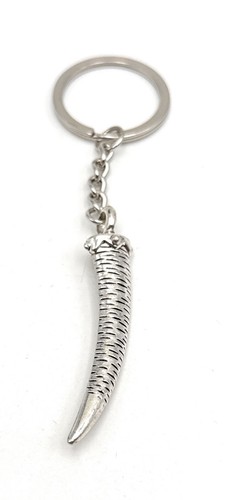 Portachiavi metallo argento - metallo,