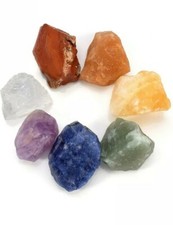  7 pietre chakra grezze cristalloterapia 