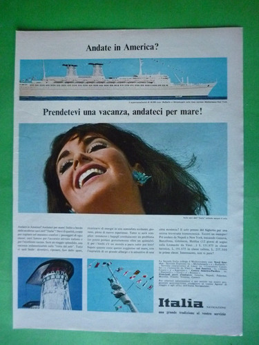 Italian line navigazione 1965 - navigazione,