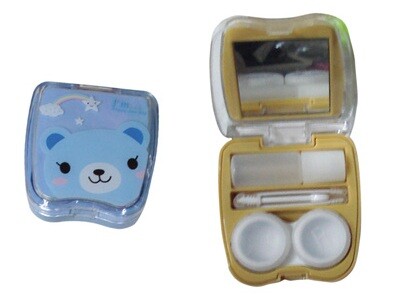 Happy blue bear contact lens - happy,