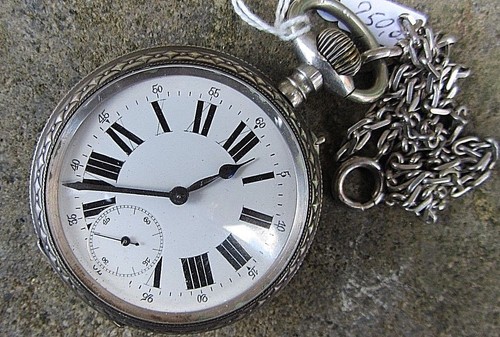 Grande orologio tasca con - orologio, da