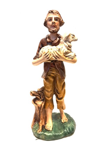 Pastore con agnello - con, presepe
