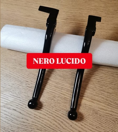 Coppia leve freno - nero, lucido