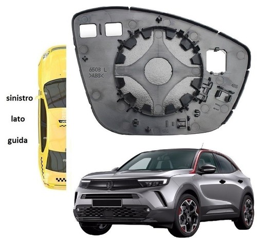 Piastra specchio retrovisore - piastra,